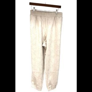 G By Giuliana Women's Ultra Suede Snake Print Jogger Thyme Green - Regular